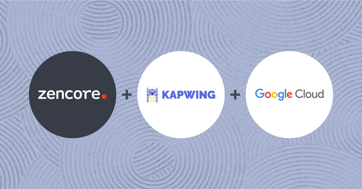 Zencore and Kapwing Google Cloud Managed Services Agreement