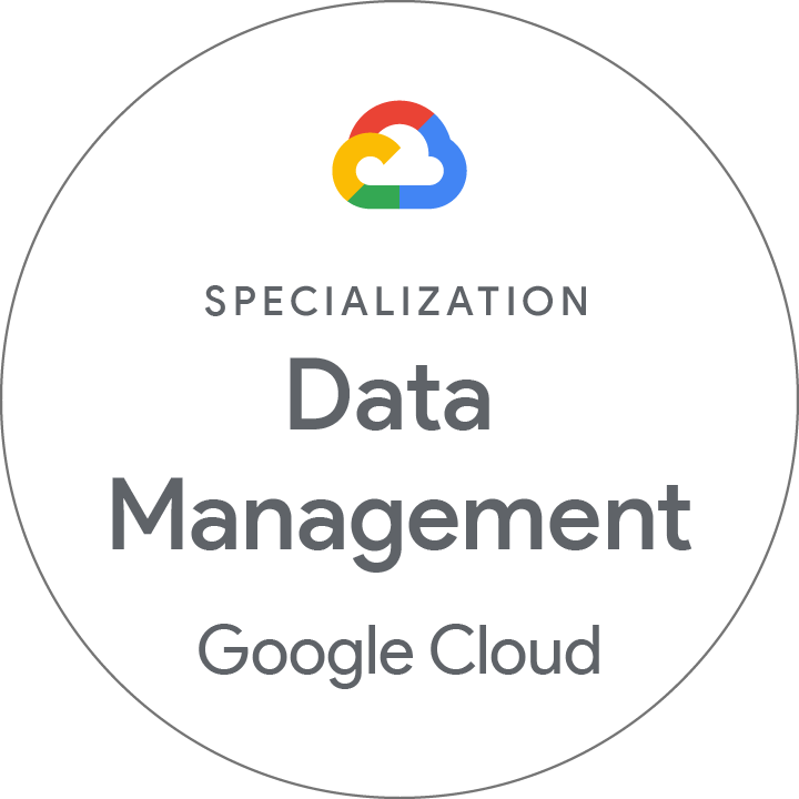 Google Data Management Specialization Badge